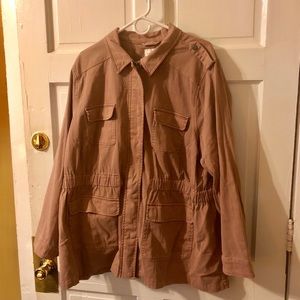 Torrid Size 4 Pink/Blush/Mauve Anorak Jacket